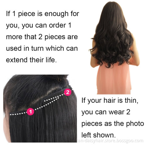 100% Real Thick Remy Human Hair Extensions in Best Weft Highlights straight hair